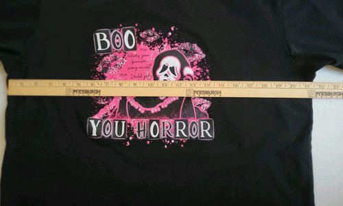Halloween Boo You Horror Scream Graphic T Shirt. 2XL Runs SMALL, (LG-XL) - Picture 6 of 9