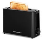 Elite Gourmet 1 Slice Toaster Black WideSlot Adjustable Toasting Compact Design