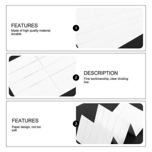 5 Pcs Blank Hanging File Tab and Inserts Hanging File Inserts Paper Tab - Bild 4 von 12