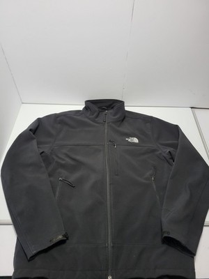 North Face Jacket Mens Large Black Apex Bionic Wind Wall Soft Shell Full Zip TNF