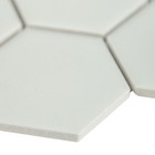 MSI SMOT-PT-RETBIA-2HEXG 12" x 13" Hexagon Geometric Mosaic Floor - Retro Bianco