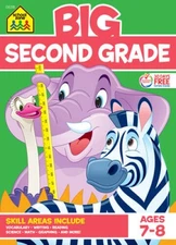 Second Grade Big Workbook - Perfect Paperback - VERY GOOD