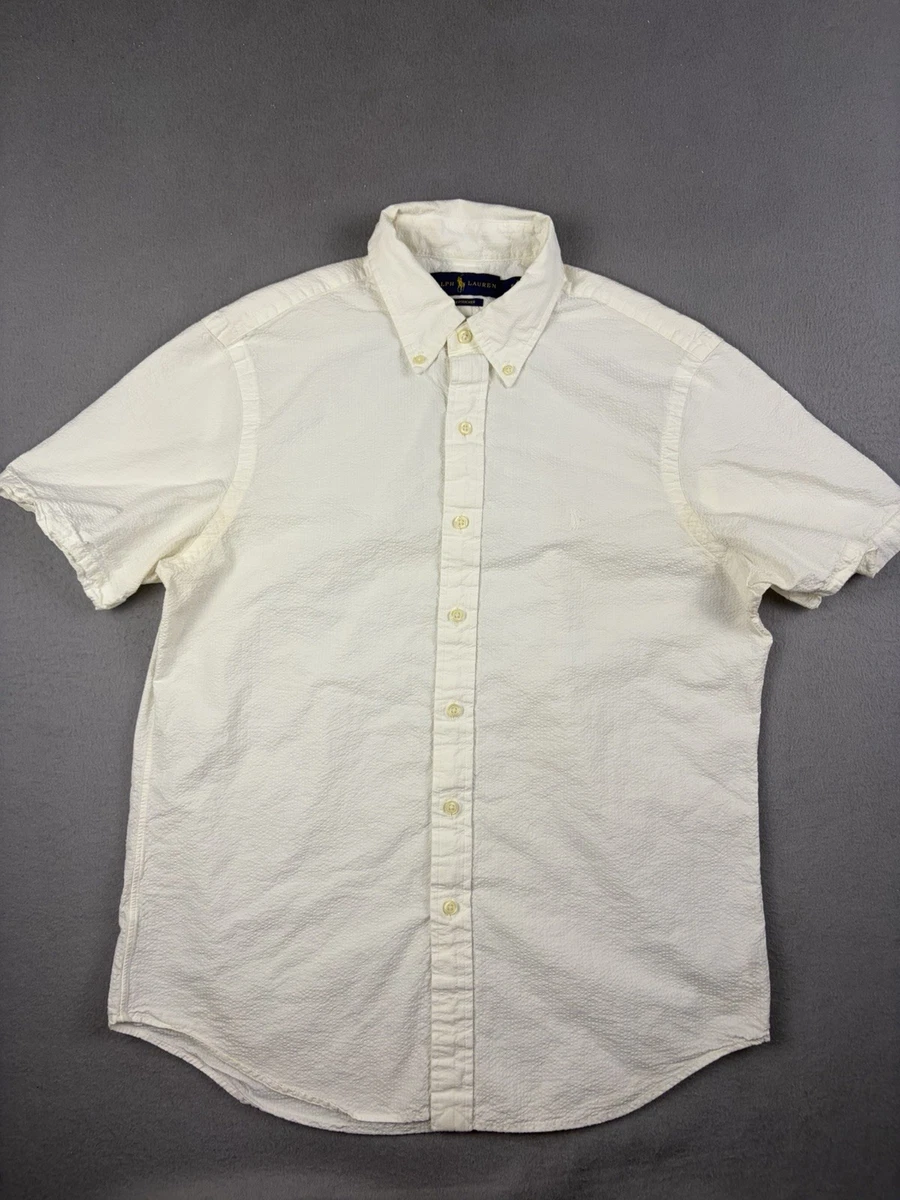 Polo Ralph Lauren Short Sleeve Striped Casual Button-Down Shirts