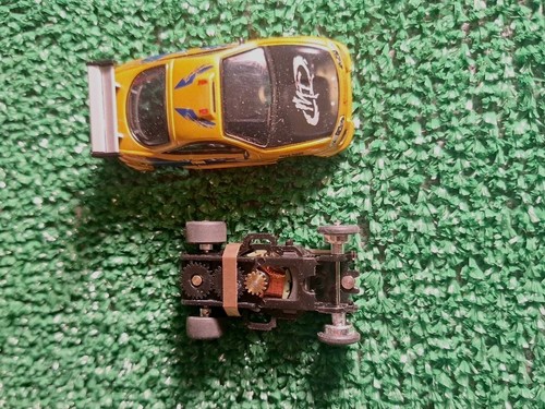 JOHNNY LIGHTNING FAST AND THE FURIOUS MITSUBISHI ECLIPSE & MAZDA Rx7 Slot Cars - Picture 8 of 9
