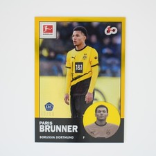 2023-24 Chrome Bundesliga 1963 Topps Gold Refractor /50 Paris Brunner Rookie RC