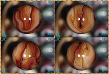 011605 One (1) JABO 2010 Foxfire II Run MINT 9.0 11/16” +/- Marble Thin Lutz