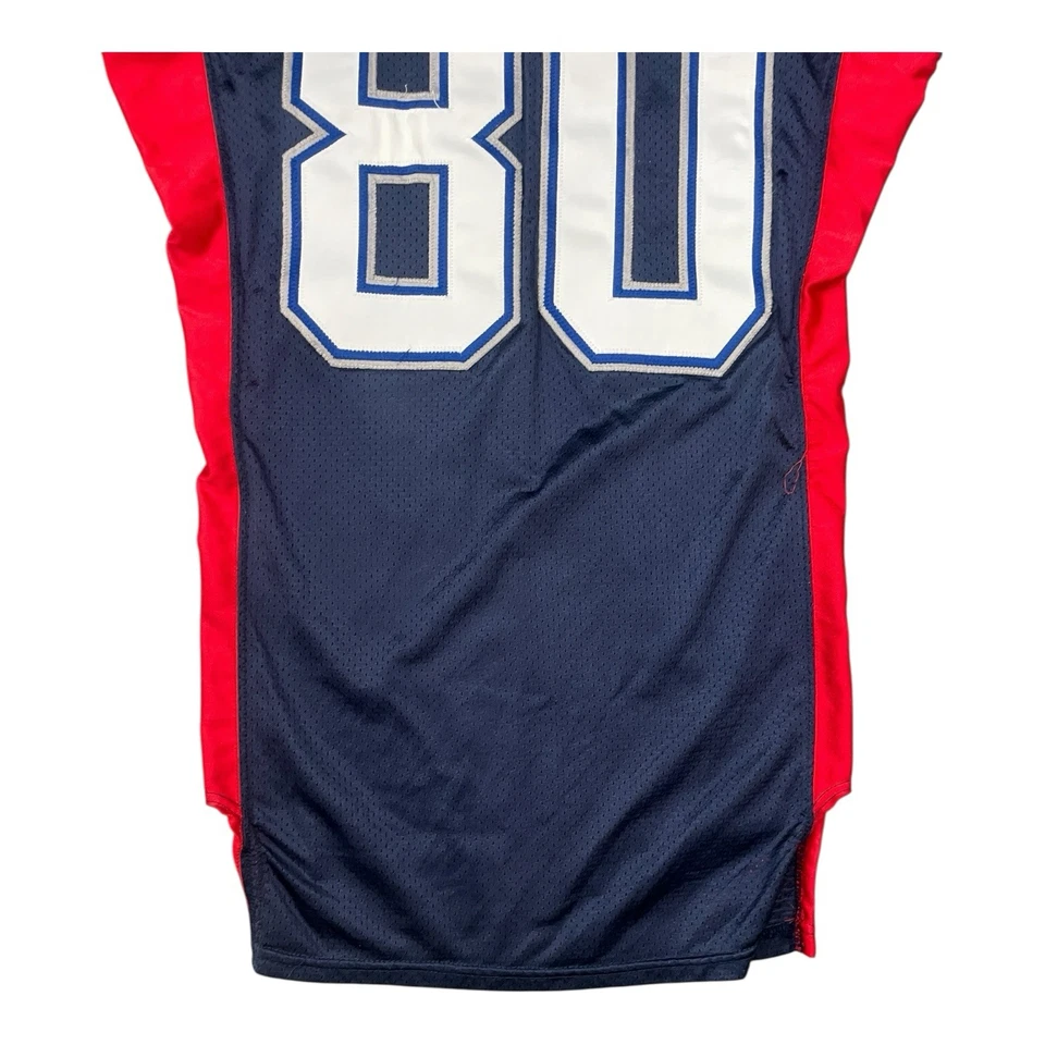 Camiseta deportiva Buffalo Bills Eric Moulds #80 auténtica Reebok Game emitida 2005 talla 46 Foto 4 de 4