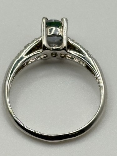 SS.925 Mystic Topaz &Diamond Ladies Ring Size 7 - Picture 4 of 5