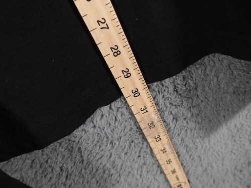 James Perse Henley Shirt Mens 5 XXL Black Dexter Base Layer Long Sleeve Made USA - Picture 5 of 7
