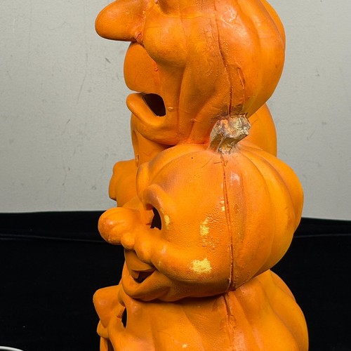 Vintage Casper The Ghost Stacked Pumpkin Foam Mold Light Halloween Decor 19" - Picture 9 of 14