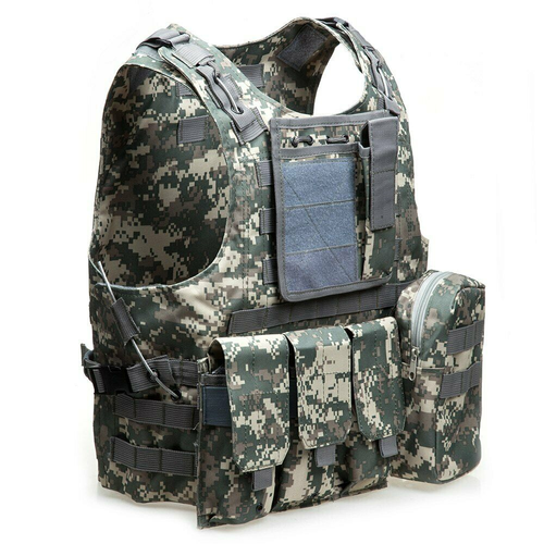 CS Military Vest Outdoor Clothing Hunting Vest Tactical Vest Security Vest - Picture 6 of 24