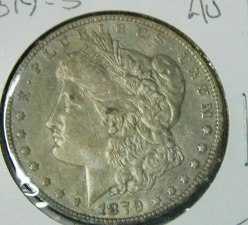 1879 S Rev '78  Morgan Silver Dollar Coin  AU (217)
