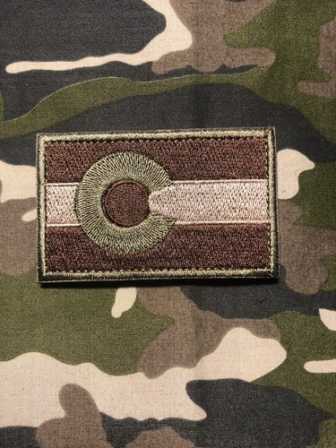 COLORADO STATE FLAG PATCH TACTICAL SUBDUED WITH HOOK BACK! CAMO COLORS - 第 1/4 張圖片