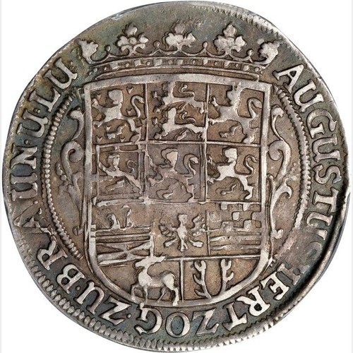 1663 Germany Brunwick Wolfenbuttle 1/4 Thaler. PCGS XF 45. KM-465. SCARCE - Picture 3 of 5