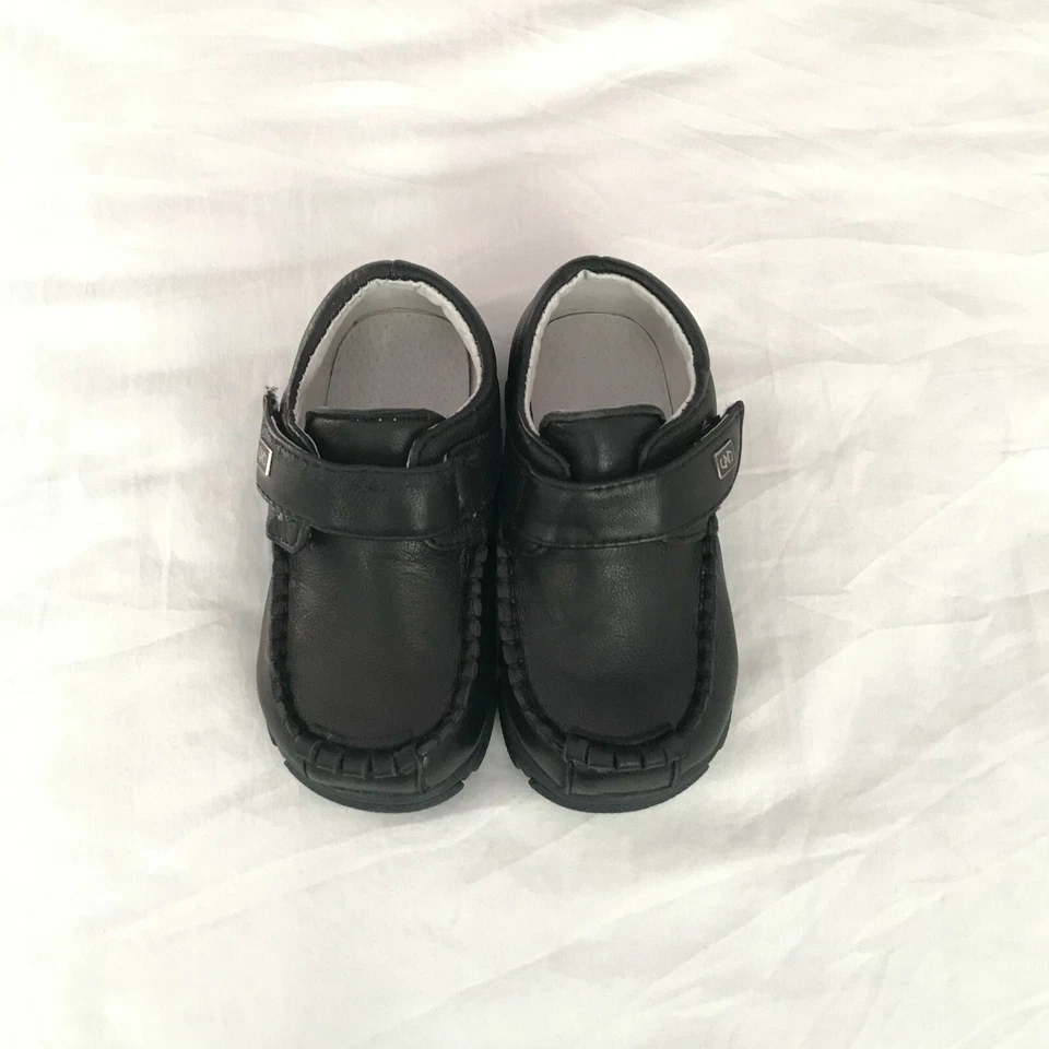 Sapatos sociais de couro de ovelha bebê criança menino alta qualidade tamanho 3 4 5 6 7 - Imagem 4 de 4