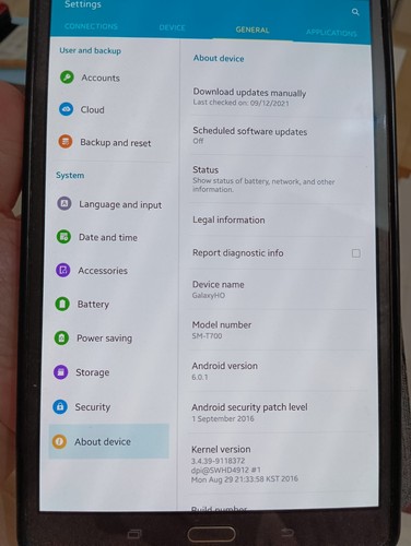 Samsung Galaxy Tab S 8.4" SM-T700 16GB Bronze Wi-Fi Only Android Tablet Good - Picture 3 of 6