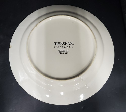 Tienshan Stoneware Blue Unicorn Fantasy Dishes 10.5 Dinner Plate ~Set Of 3 READ - Picture 4 of 9