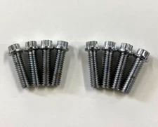 Chrome 12 Point Tappet Lifter Block Bolt Kit For Harley Shovel & Evo Engines