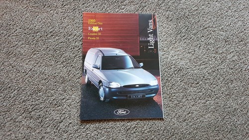 FORD LIGHT VANS FIESTA ESCORT COURIER SALES BROCHURE 1995-