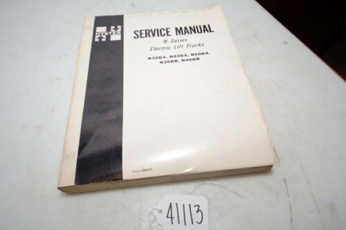 Manual de servicio Hyster n30ba n40ba n50ba n30br n40br (Inv.41113) - Imagen 2 de 2