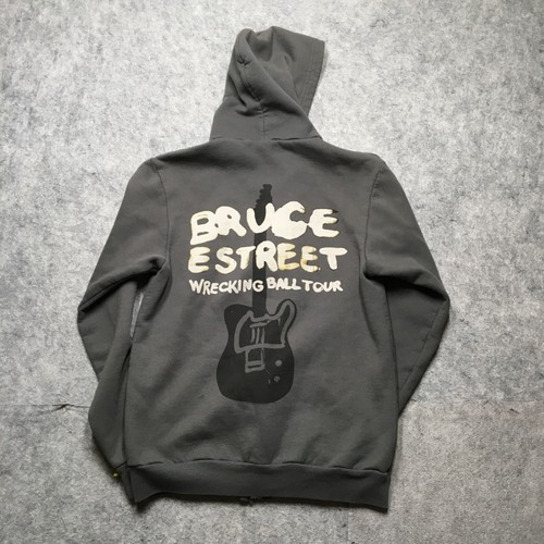 Bruce Springsteen E Street Band Wrecking Ball Tour Hoodie Herren M grau 2012 Zip
