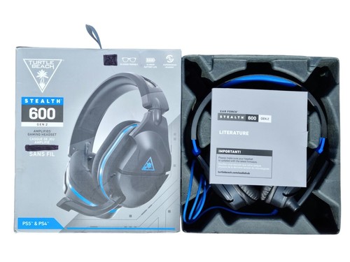Turtle Beach Stealth 600 2a generazione cuffie da gioco wireless per PlayStation 5 - nere - Foto 14 di 14