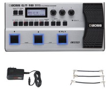 Boss GT-1B Bass Multi-Effects Processor + Gator 9V Power Combo & 3 Patch Cables
