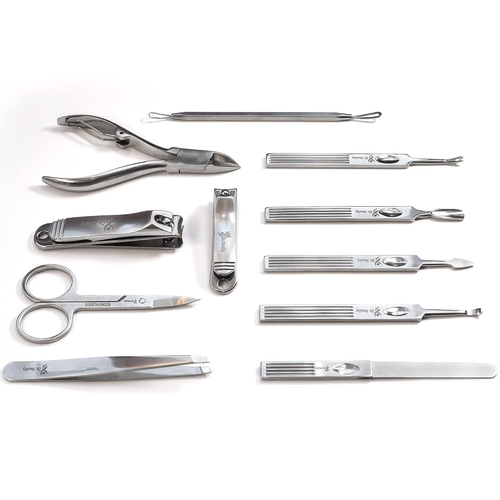 Dr.Heally Manicure Set Professional Pedicure Kit 11 Pieces Stainless Steel Cutic - Picture 7 of 12