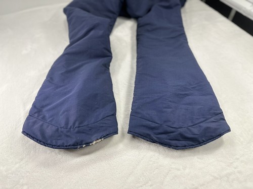 Vintage DiTrani Adult Sz 30 Ski Bib Snow Suit Pants Navy Stretch Apres Canada - Picture 21 of 22