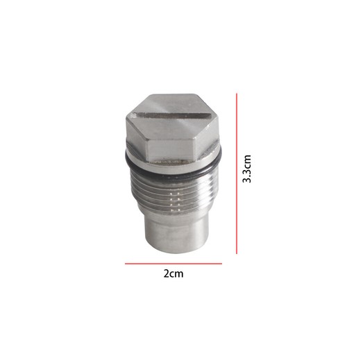 Race Fuel Rail Valve Plug For 2004.5-2010 Chevy/GMC 6.6L Duramax LLY LBZ LMM - Picture 2 of 6