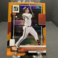 2022 Panini Donruss Holo Orange Ryan Mountcastle #177 Baltimore Orioles