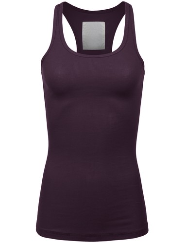 NE PEOPLE Damen Racerback Rundhals geripptes Tanktop stretchig Shirt [NEUT239] - Bild 32 von 109