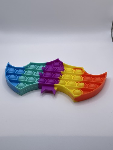 Popit Pop Fidget Toy Push Bubble sensorischer Stressabbau Kinder Familienspiel Regenbogen - Bild 8 von 49