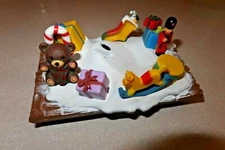 New Bright Holiday Express Tree Top Tender GIFTS Set Decorations READ SEE PHOTOS