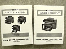 Conn Organ Service Manual Model Rhapsody 628 w/ Service Supplement