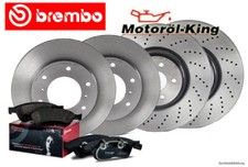 Brembo Bremsenset gelocht  für Opel Meriva, Adam, Astra, Corsa, VORNE+ HINTEN
