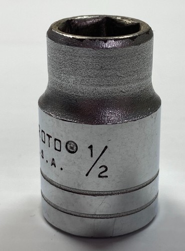 Herramientas Proto Vintage 5416-H - 1/2" Enchufe Cromo 1/2" Unidad 6 Puntos EE. UU. Proto - Imagen 2 de 12