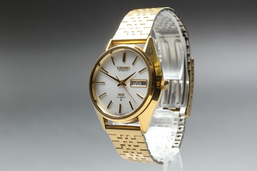 SEIKO King Seiko 5626-8001 White Dial Day Date Automatic Gold Men's Watch - Picture 6 of 11