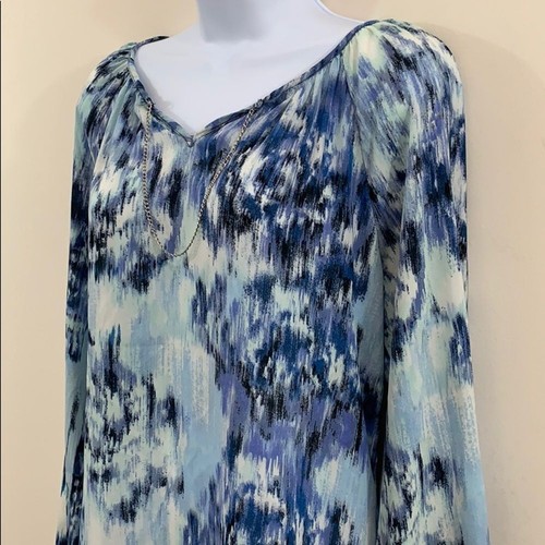 Zac & Rachel Long Sleeve V-Neck Shirt Size M - Picture 4 of 8