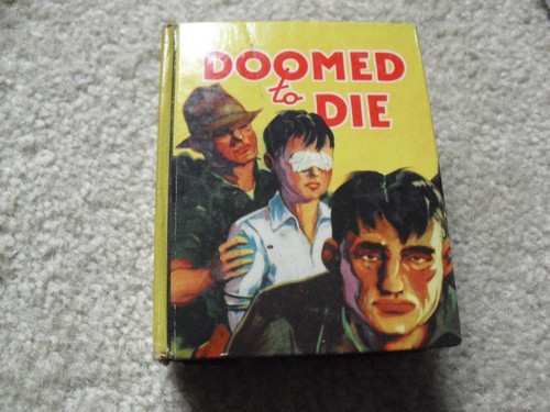 Vintage 1930s Saalfield Big Little Book Doomed to Die #1137