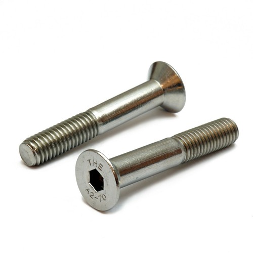 M6 Stainless Steel Flat Head Socket Cap Screws A2, Metric DIN 7991 1.0 Coarse - Picture 23 of 30
