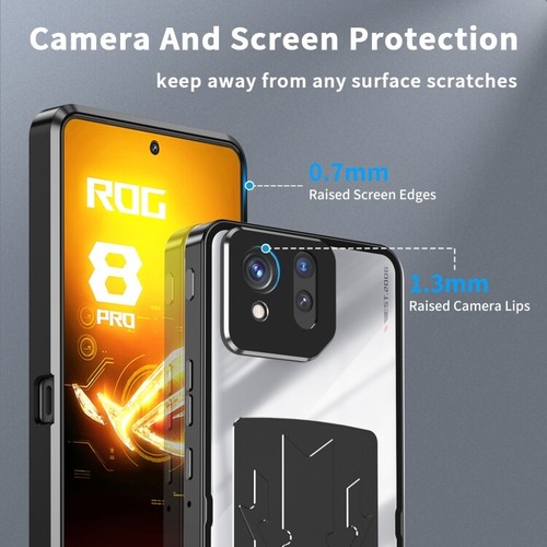 Asus Rog Phone 8 / 8 Pro Cooling Heat Dissipation Case Cover With Metal Lens - Picture 7 of 17
