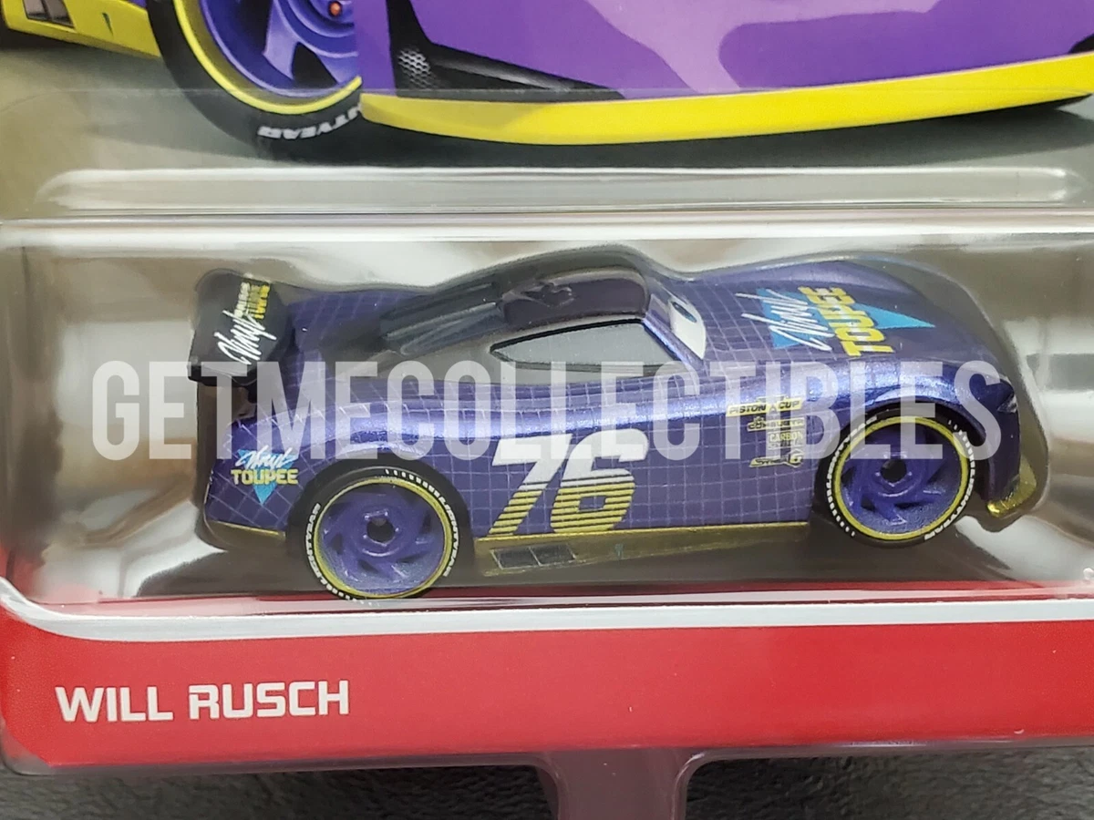 DISNEY PIXAR CARS WILL RUSCH VINYL TOUPEE NEXT GEN METAL 2021 SAVE 6 GMC