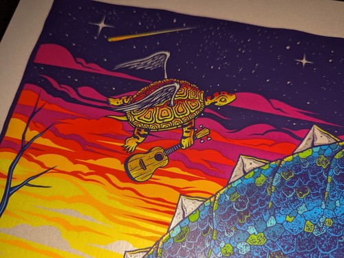 2021 Grateful Dead "Fire On The Mountain" Pearl Screen Print by Jim Mazza #15/51 - Picture 5 of 14