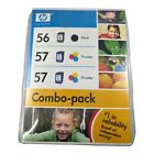 Genuine Oem Hp 56 Black 57 Tri Color Combo Pack Ink Cartridges Exp: 12/2007