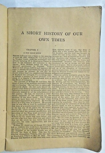 A Short History of Our Own Times by Justin McCarthy 1904 Chatto & Windus p/back - Picture 4 of 8
