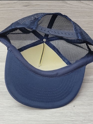 1980s Vintage Michigan State Police Trucker Hat Cap Snapback RARE - Picture 3 of 4
