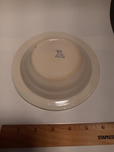 VTG Hand Painted Blue Delft Windmill Porcelain Ashtray FAST SHIPPING - Picture 14 of 23