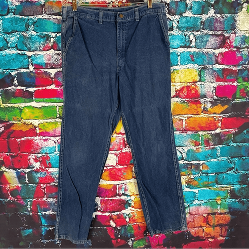 Vintage OshKosh Denim Schreiner Jeasn Made in USA Absatz 42 Reißverschluss 36 x 32 - Bild 2 von 10