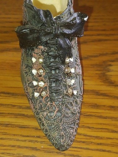 Decorative Miniature High Heel Shoe Figurine Collectible Resin - Picture 3 of 5